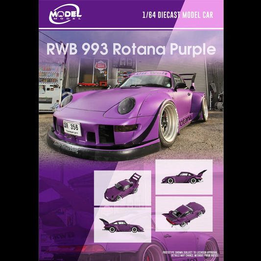MODELMODEL64 1:64 RWB 993 Rotana Purple MM64-RWB993-002