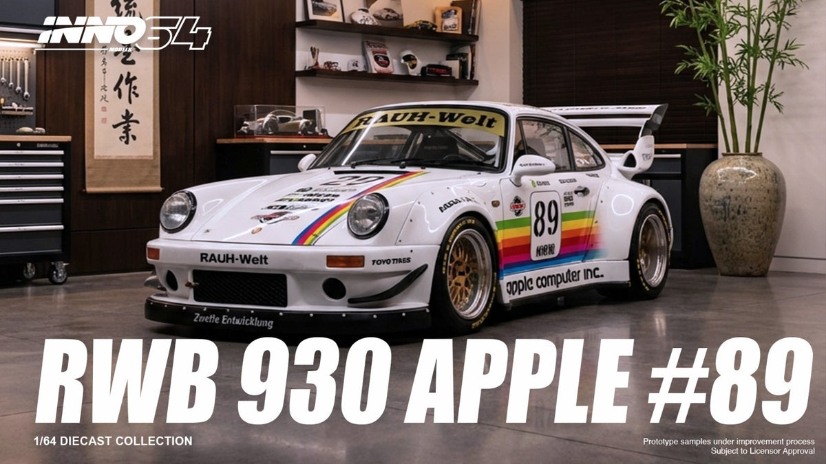 INNO64 1:64 RWB 930 #89 Apple Livery IN64-RWB930-APPLE