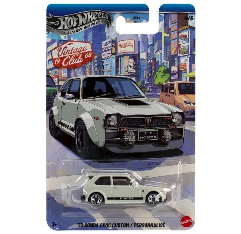 2026 Hot Wheels Silver Series HW VINTAGE '73 HONDA CIVIC CUSTOM JKY23