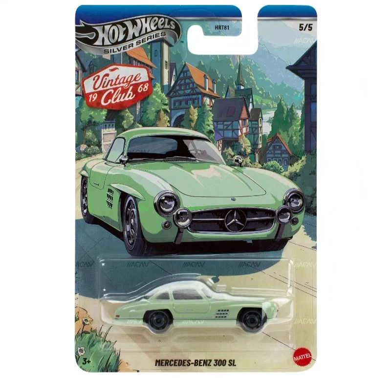 2026 Hot Wheels Silver Series HW VINTAGE MERCEDES-BENZ 300 SL (CHASE) JKY25