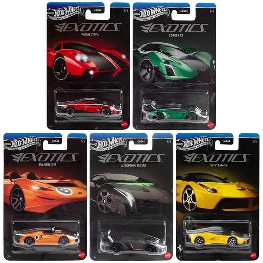 2026 Hot Wheels EXOTICS SERIES HW Themed (GDG44-957U) Factory Sealed Case of 10