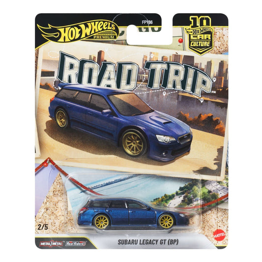 2026 Hot Wheels Premium Car Culture Road Trip Subaru Legacy GT (BP) JKF07 Blue