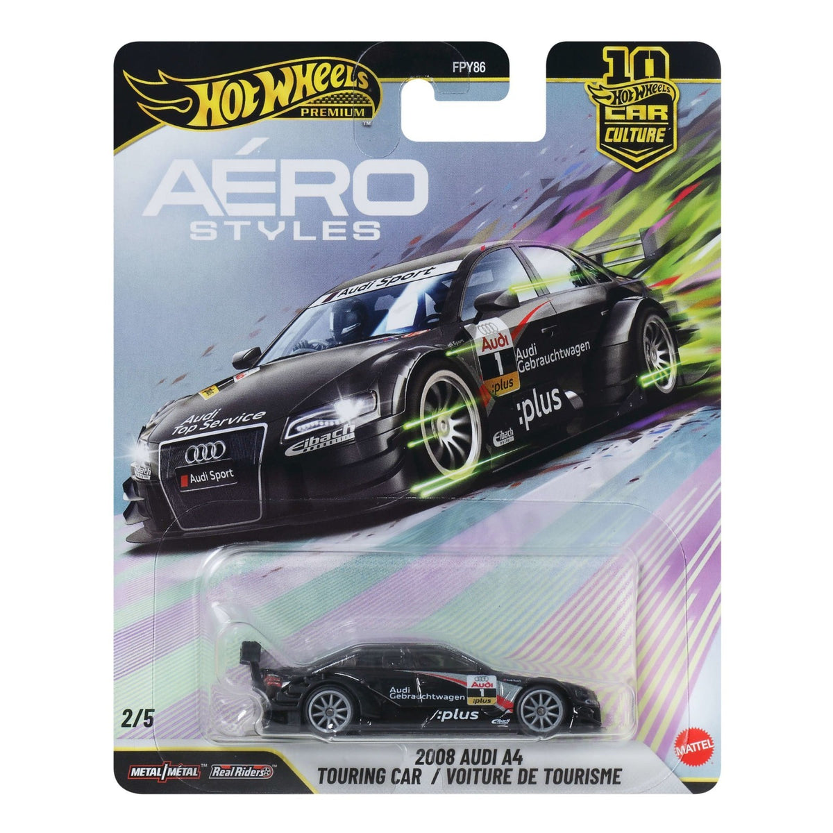 2026 Hot Wheels Premium Car Culture 2/5 2008 Audi A4 Touring Car JKF04
