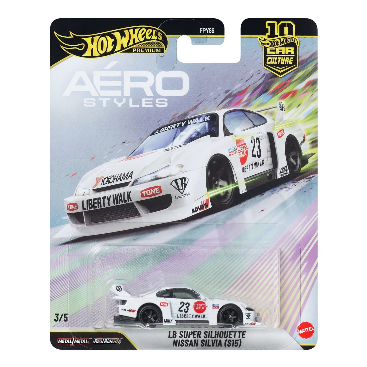 2026 Hot Wheels Premium Car Culture LB Super Silhouette Nissan Silvia S15 JKF34