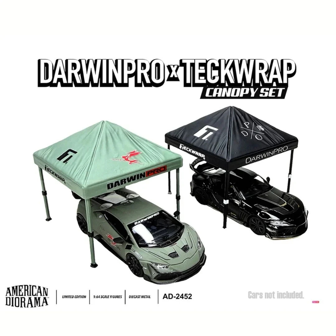 American Diorama 1:64 DarwinPro x Teckwrap Canopy set AD-2452*CARS NOT INCLUDED*