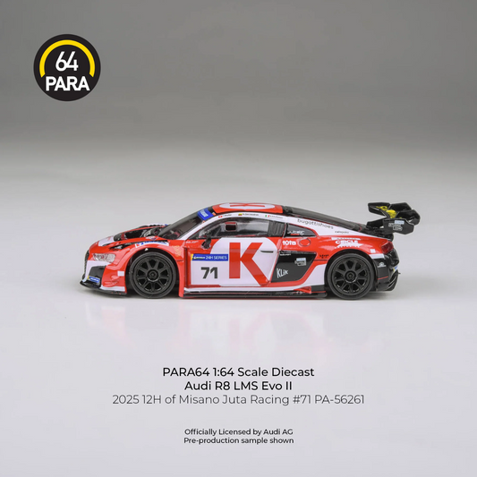 PARA64 1:64 Audi R8 LMS GT3 evo II 2025 12H of Misano-Juta Racing #71 PA-56261