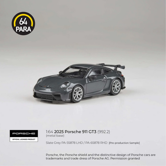 PARA64 1:64 2025 Porsche 911 GT3 992.2 Slate Grey PA-55878