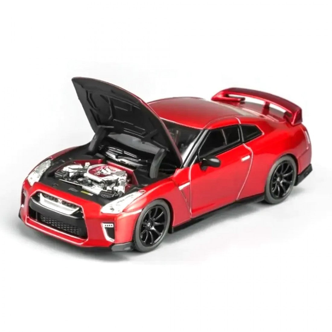 MOTORHELIX 1:64 Nissan GT‑R (R35) Customized Candy Red Hong Kong ToyCar SalonVDX