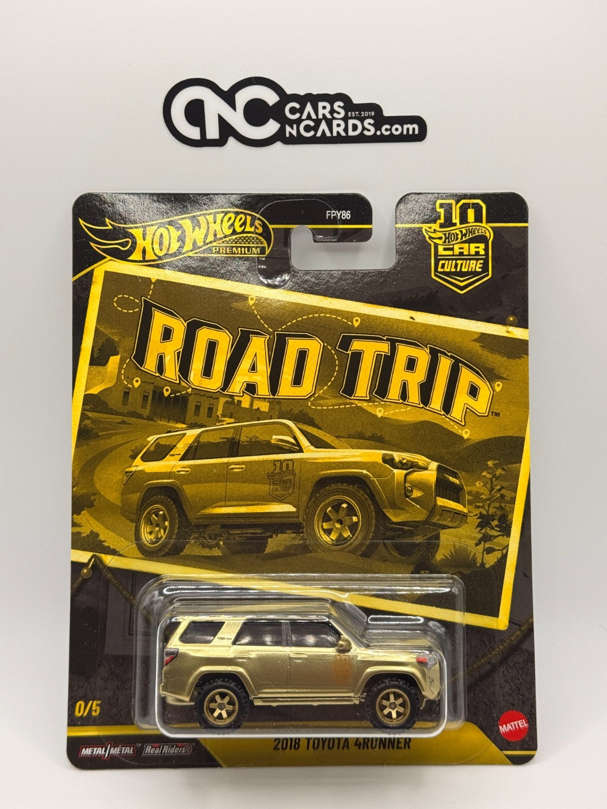 2026 Hot Wheels Premium Car Culture Road Trip Toyota 4Runner Chase W/Protector