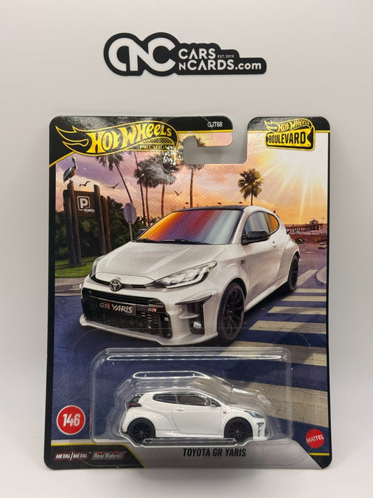 2026 Hot Wheels Premium Boulevard #146 Toyota GR Yaris White