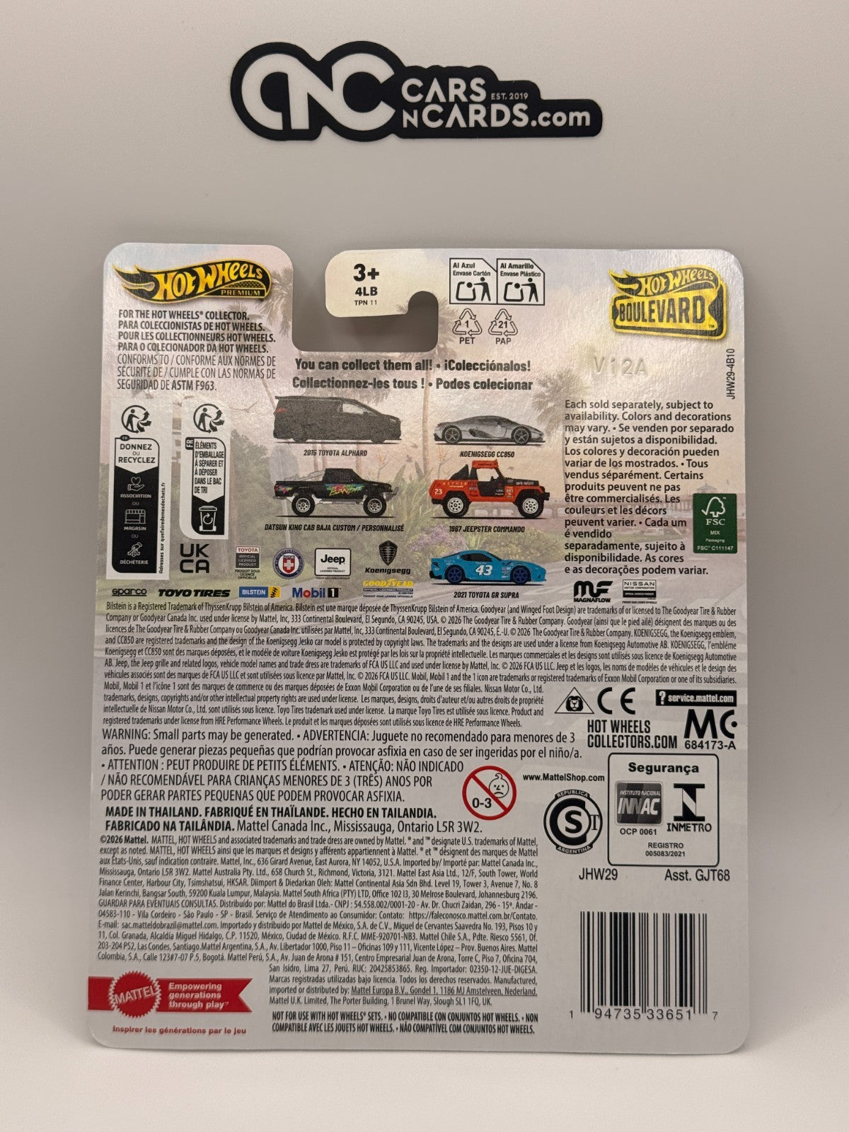 2026 Hot Wheels Premium Boulevard #154 1967 Jeepster Commando