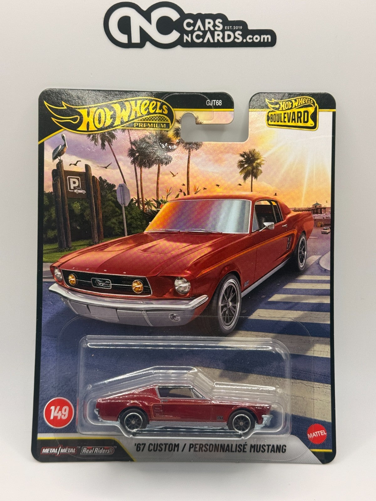 2026 Hot Wheels Premium Boulevard #149 '67 Custom Mustang Red