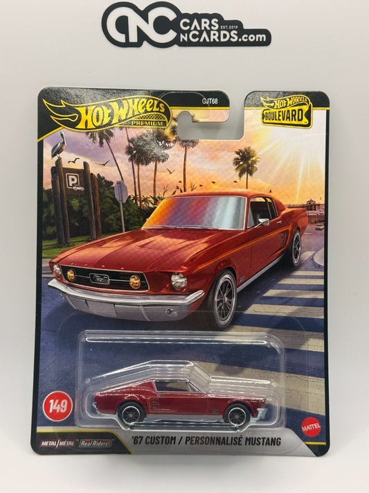 2026 Hot Wheels Premium Boulevard #149 '67 Custom Mustang Red