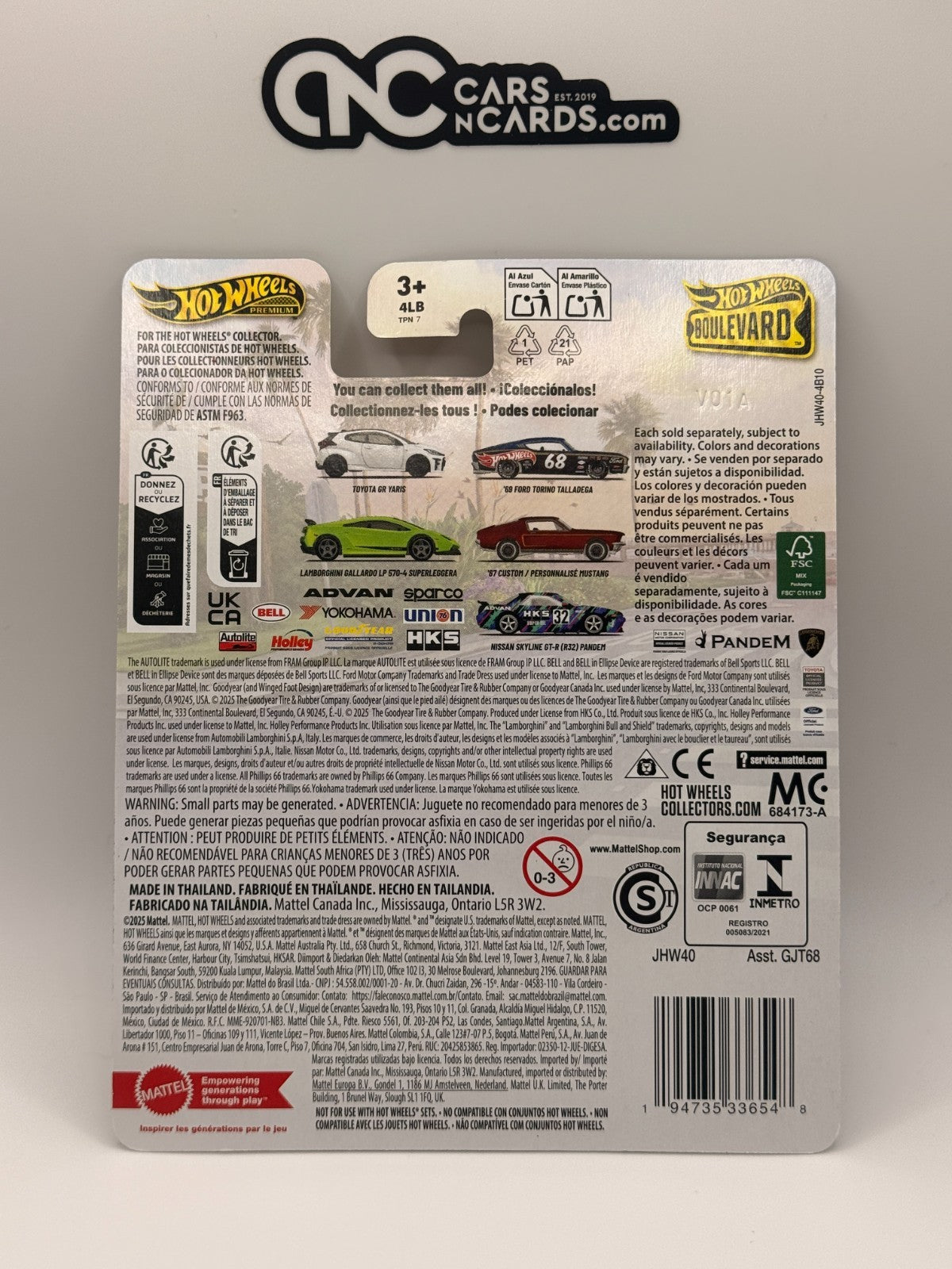 2026 Hot Wheels Premium Boulevard #149 '67 Custom Mustang Red