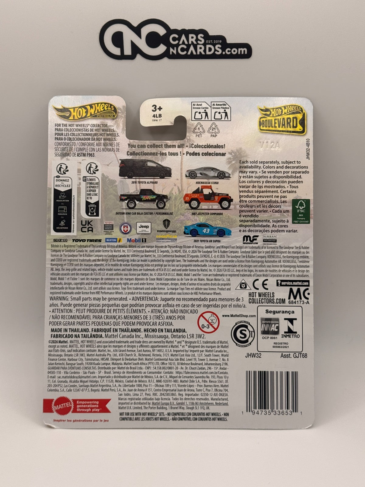 2026 Hot Wheels Premium Boulevard Datsun King Cab Baja Tyco Turbo Bandit #153