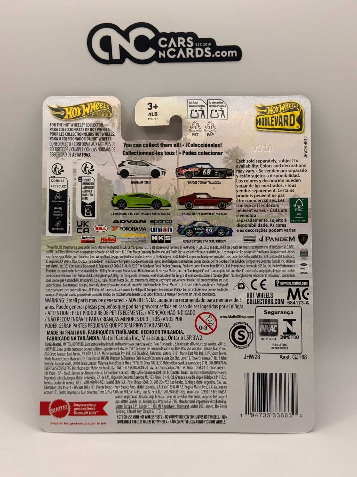 2026 Hot Wheels Premium Boulevard #147 '69 Ford Torino Talladega