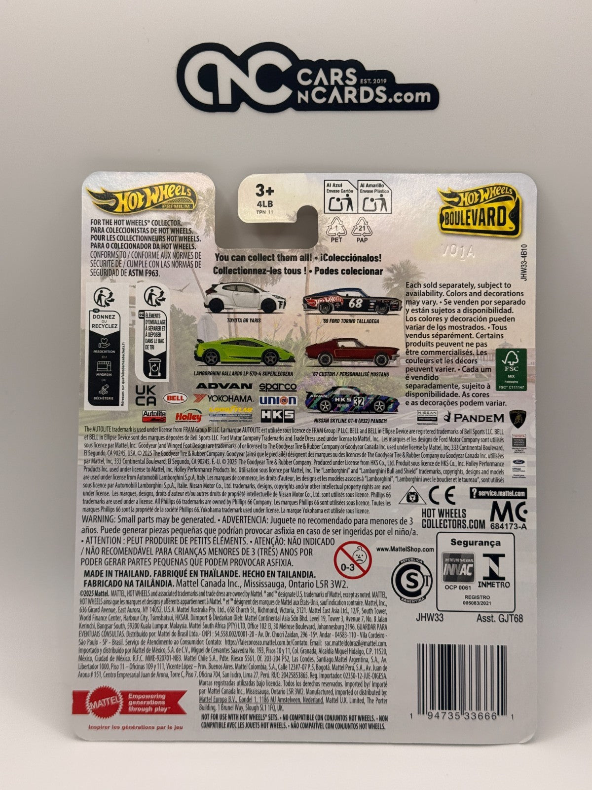 2026 Hot Wheels Premium Boulevard #148 Lamborghini Gallardo LP (Soft Corners)