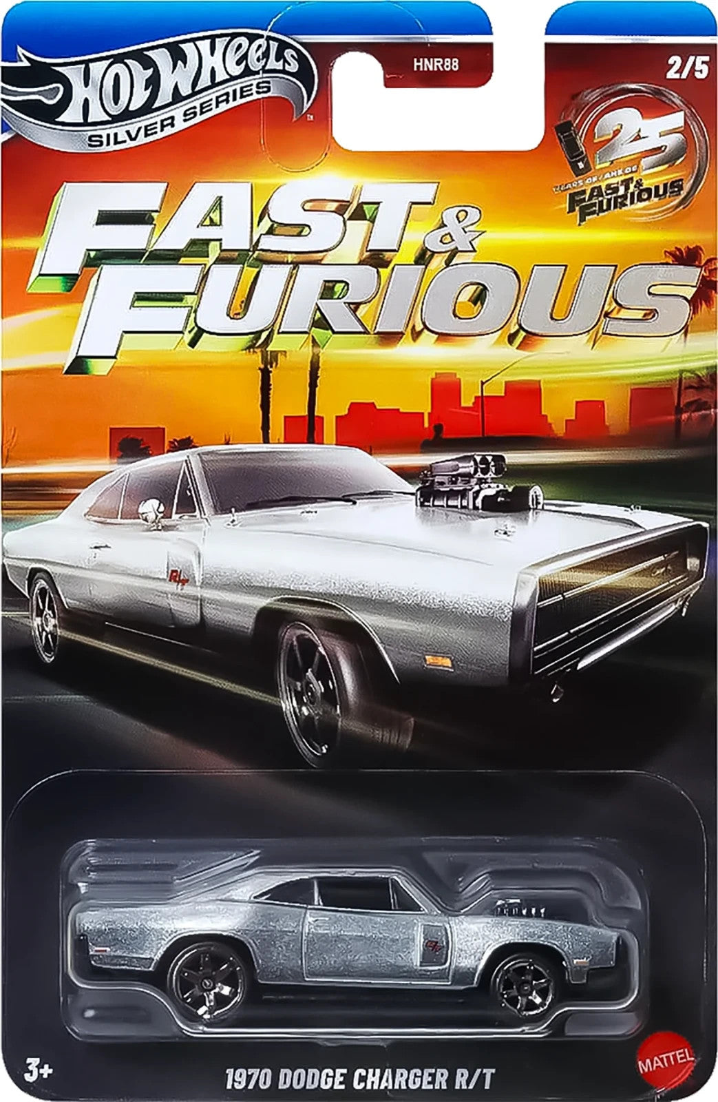 2026 Hot Wheels Silver Series Fast & Furious 25th Anniversary 1970 Dodge Charger