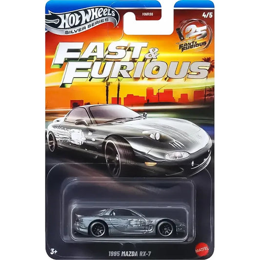 2026 Hot Wheels Silver Series Fast & Furious 25th Anniversary 1995 Mazda RX-7