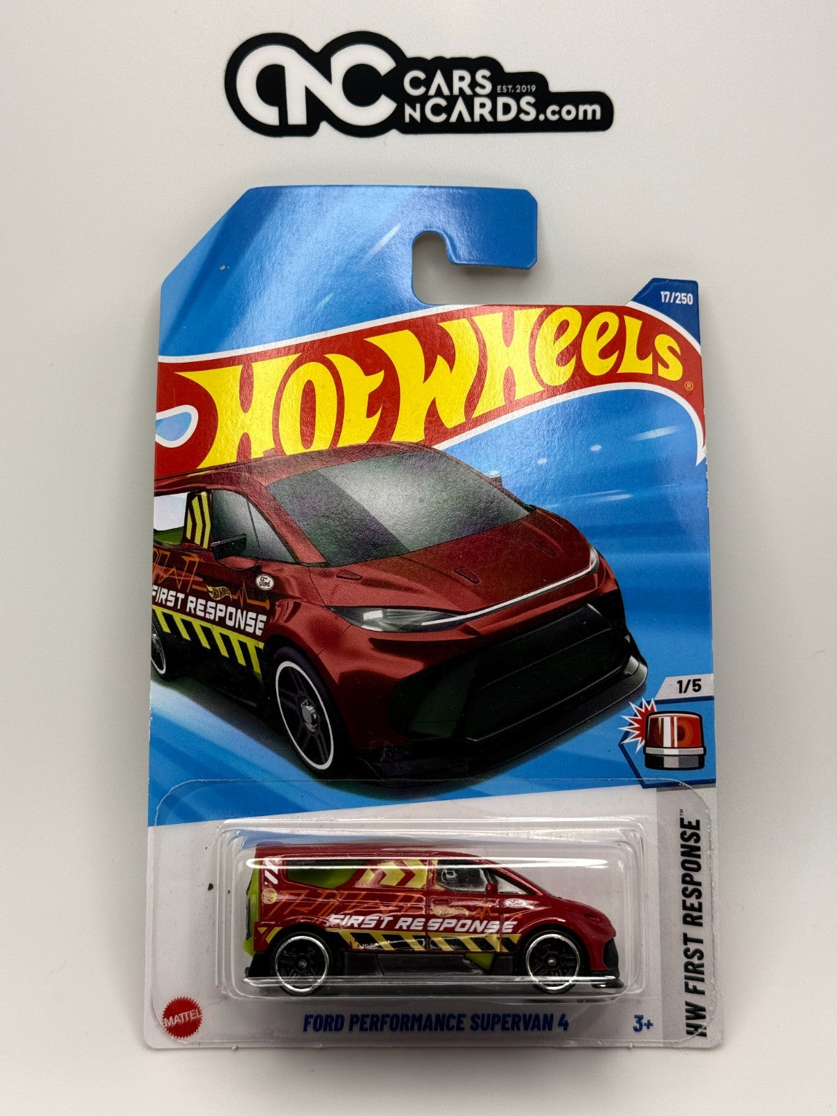 2025 Hot Wheels HW First Response Ford Supervan Treasure Hunt (Soft Corners)