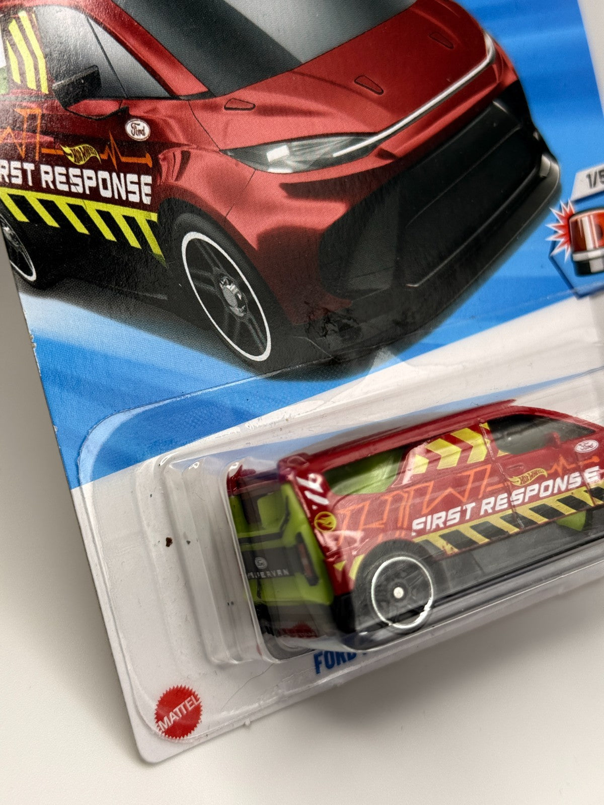 2025 Hot Wheels HW First Response Ford Supervan Treasure Hunt (Soft Corners)