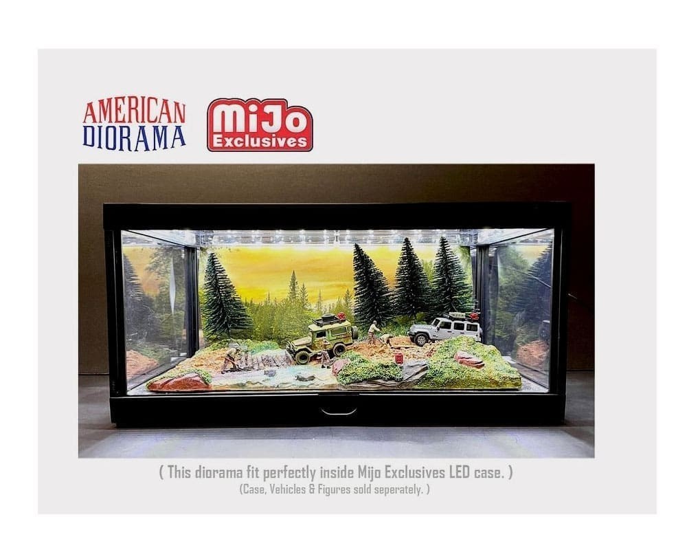 American Diorama 1:64 Mijo Exclusives Overland Off Road Diorama ( 12.5″ L x 5.25