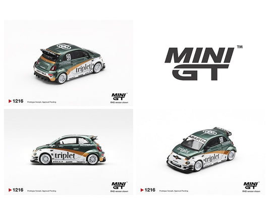 Mini GT 1:64 Abarth 595 LB-WORKS TY Edition (Boxed Version)