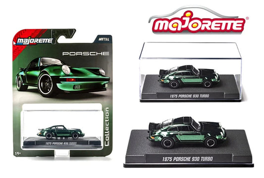Majorette 1:64 Collector Series 1975 Porsche 930 Turbo Green