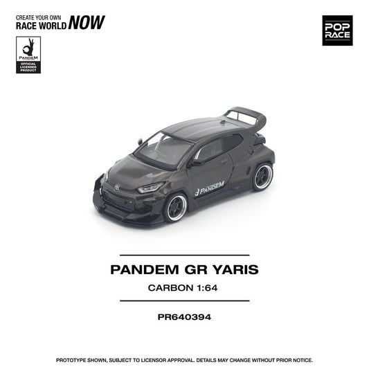 POPRACE 1:64 PANDEM GR YARIS CARBON EDITION PR640394