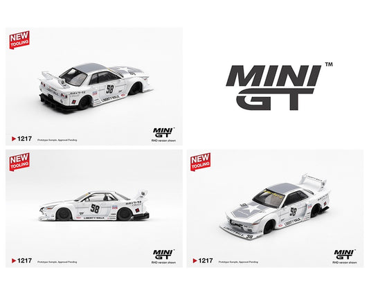 Mini GT 1:64 Nissan GT-R32 LB-Kaido Works TAS 2025 MGT01217-BL