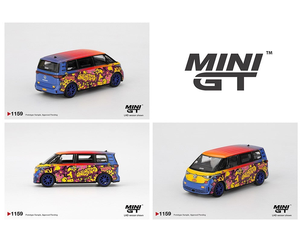 Mini GT 1:64 Volkswagen ID. Buzz KW/BBS – Orange MGT01159-BL