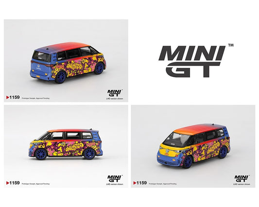 Mini GT 1:64 Volkswagen ID. Buzz KW/BBS – Orange MGT01159-BL