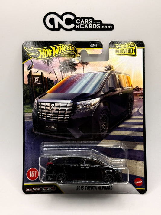 2026 Hot Wheels Premium Boulevard #151 2015 Toyota Alphard Black