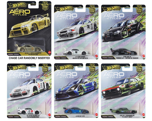 2026 Hot Wheels Car Culture 10th Anniversary "U" Aero Styles Factory Sealed Case