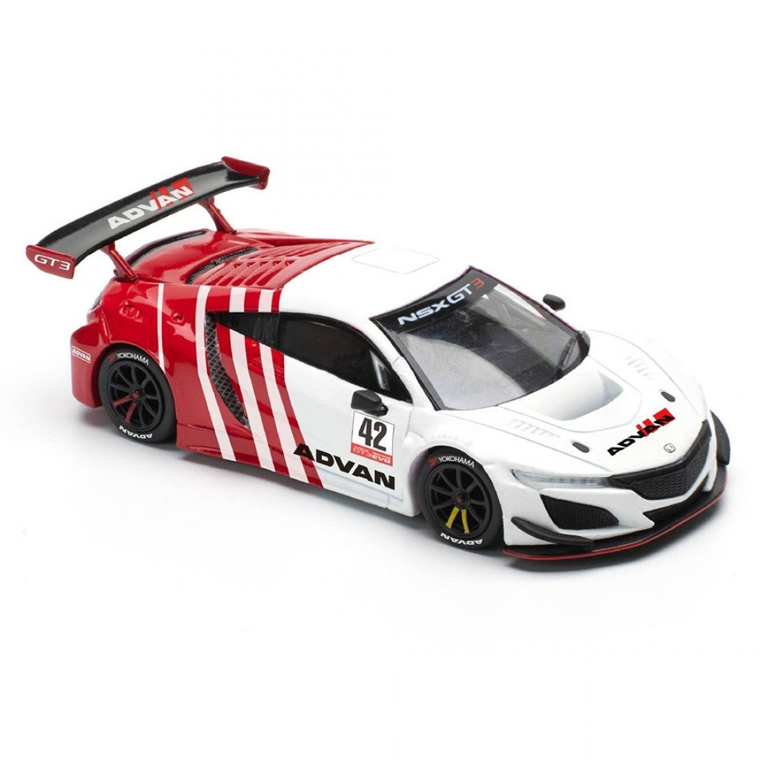 POPRACE 1:64 Honda NSX GT3 White (enigma exclusive edition) PRE011 CHASE