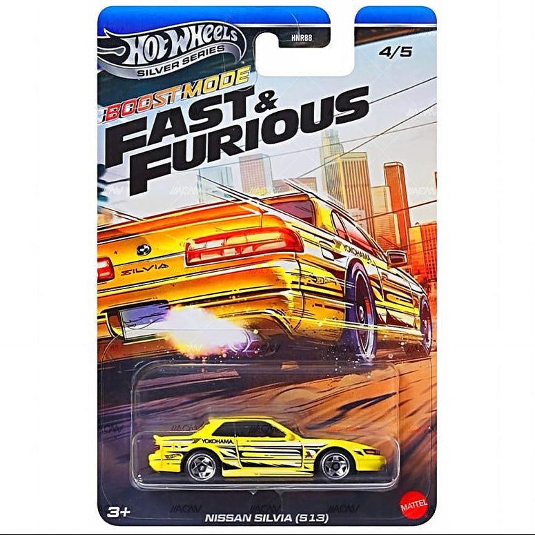(PRE-ORDER) 2027 Hot Wheels Silver Series Fast & Furious Themed Mix #2 "Boose Mode" Full Set of 5 Case