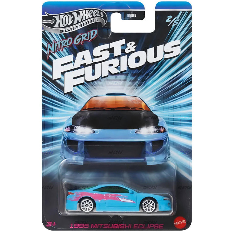 (PRE-ORDER) 2027 Hot Wheels Silver Series Fast & Furious Themed Mix #1 "Nitro Grid" Full Set of 5 Case