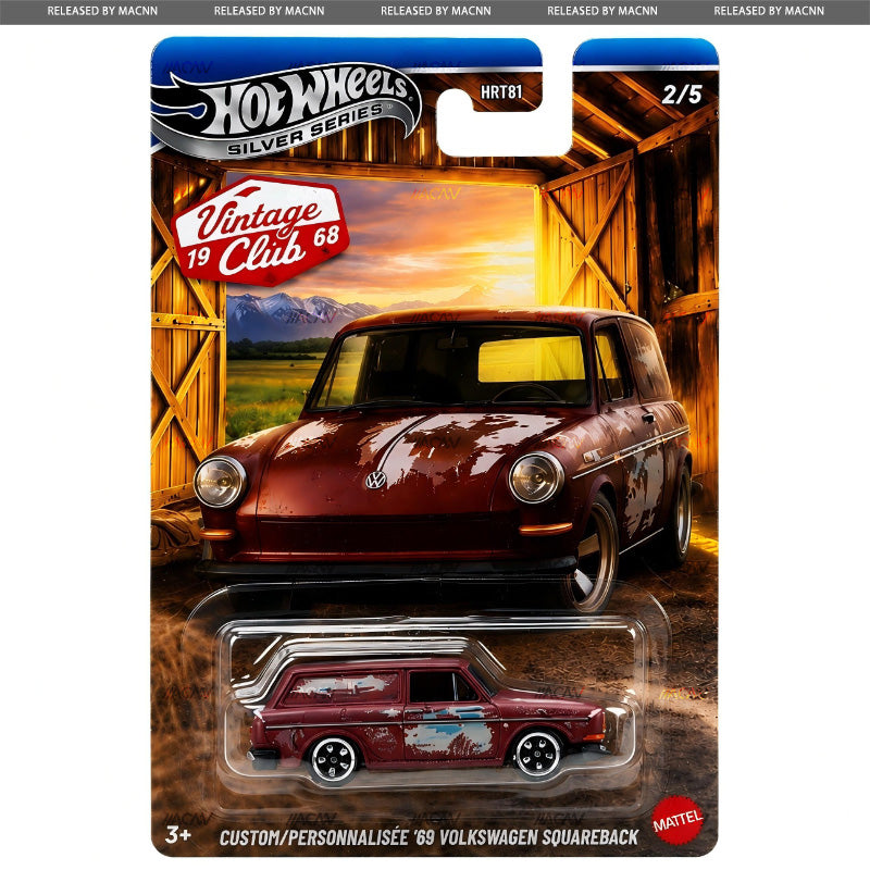 (PRE-ORDER) 2027 Hot Wheels Silver Series Vintage Club Racing MIX 1 Factory Sealed Case of 10 Cars HRT81-956L