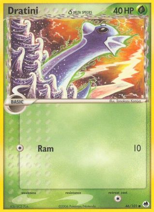 Dratini (Delta Species) 46/101 - Dragon Frontiers