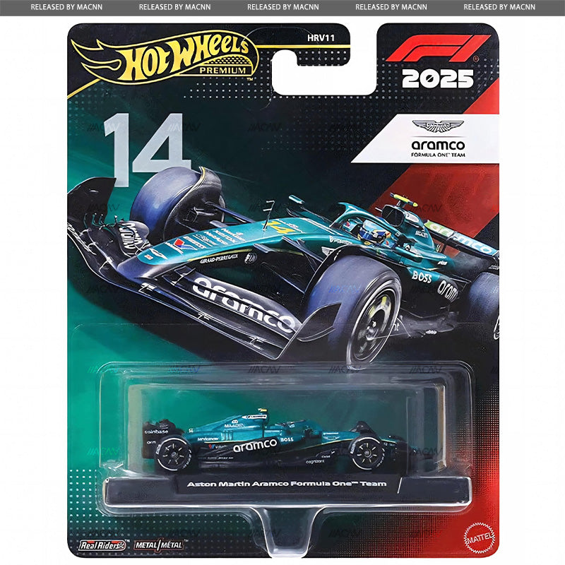 (PRE-ORDER) Hot Wheels 1:64 F1 2025 Racing Premium M Assortment HRV11-956M