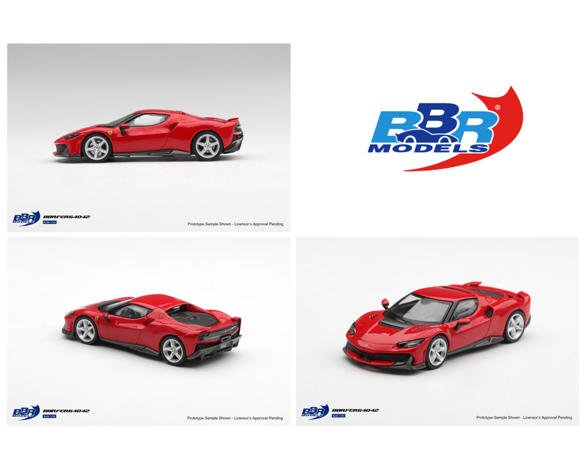 (PRE-ORDER) BBR 1:64 Ferrari 296 Speciale – Rosso Corsa Red – Limited Edition BBRFER64042