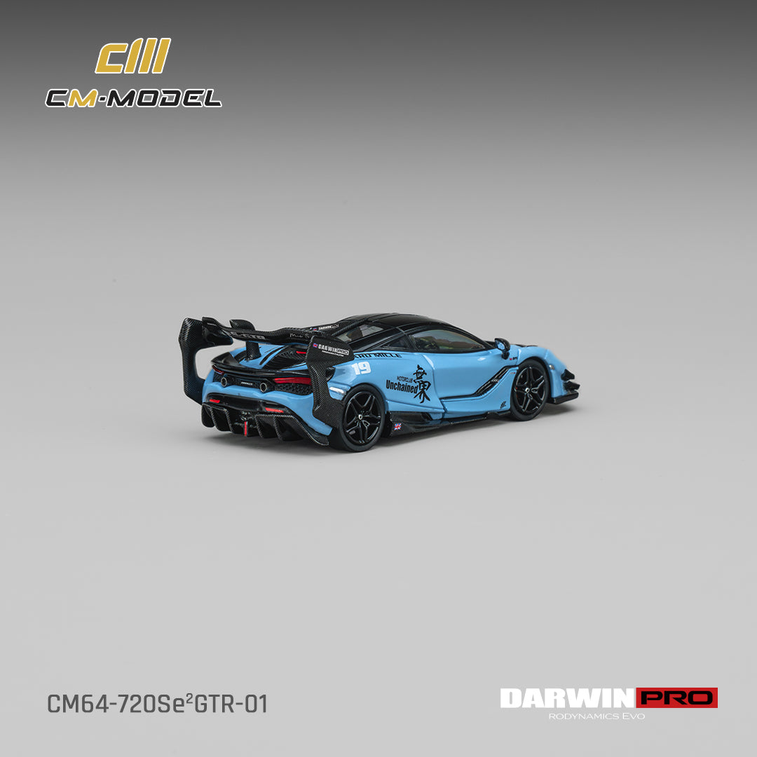 (PRE-ORDER) CM MODEL 1:64 DarwinPRO 720Se²GTR-01 Unchained Blue CM64-720SeGTR-01