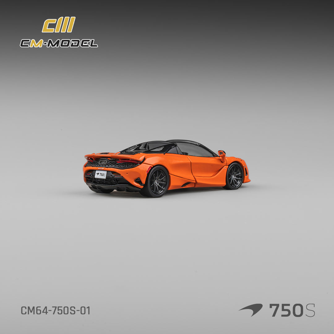 (PRE-ORDER) CM MODEL 1:64 McLaren 750S Spider Ember Orange CM64-750S-01