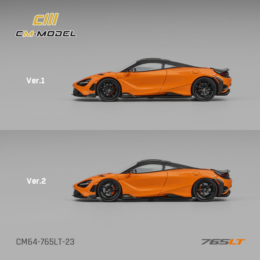 (PRE-ORDER) CM MODEL 1:64 Mclaren 765LT Papaya orange CM64-765LT-23
