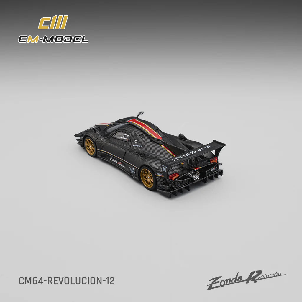 (PRE-ORDER) CM MODEL 1:64 Pagani Zonda Revlucion Drycarbon (Complimentary Nürburgring Lap Time Model-Specific Decal) CM64-Revolucion-12
