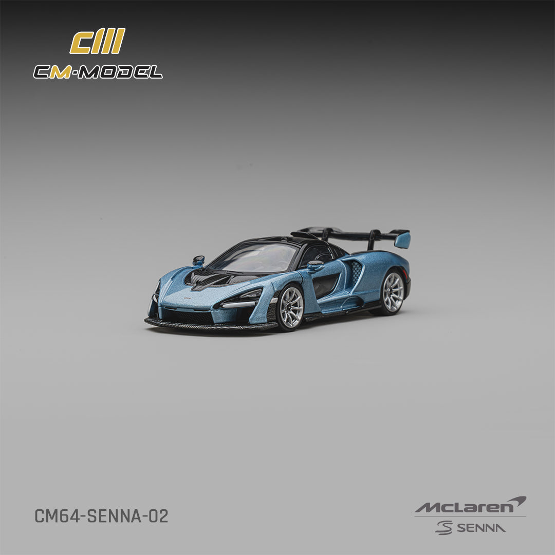 (PRE-ORDER) CM MODEL 1:64 Mclaren Senna Ice blue CM64-Senna-02