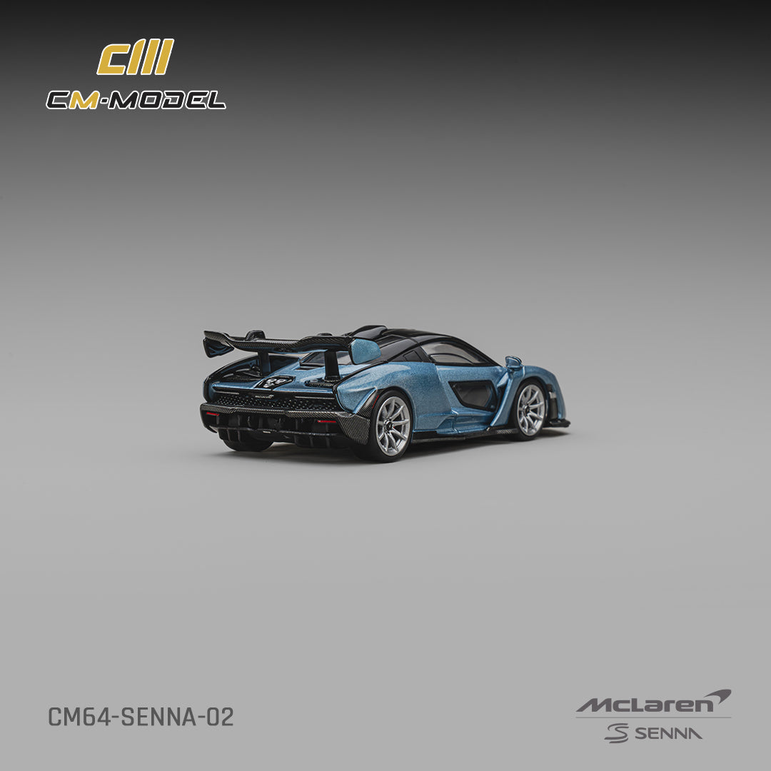 (PRE-ORDER) CM MODEL 1:64 Mclaren Senna Ice blue CM64-Senna-02