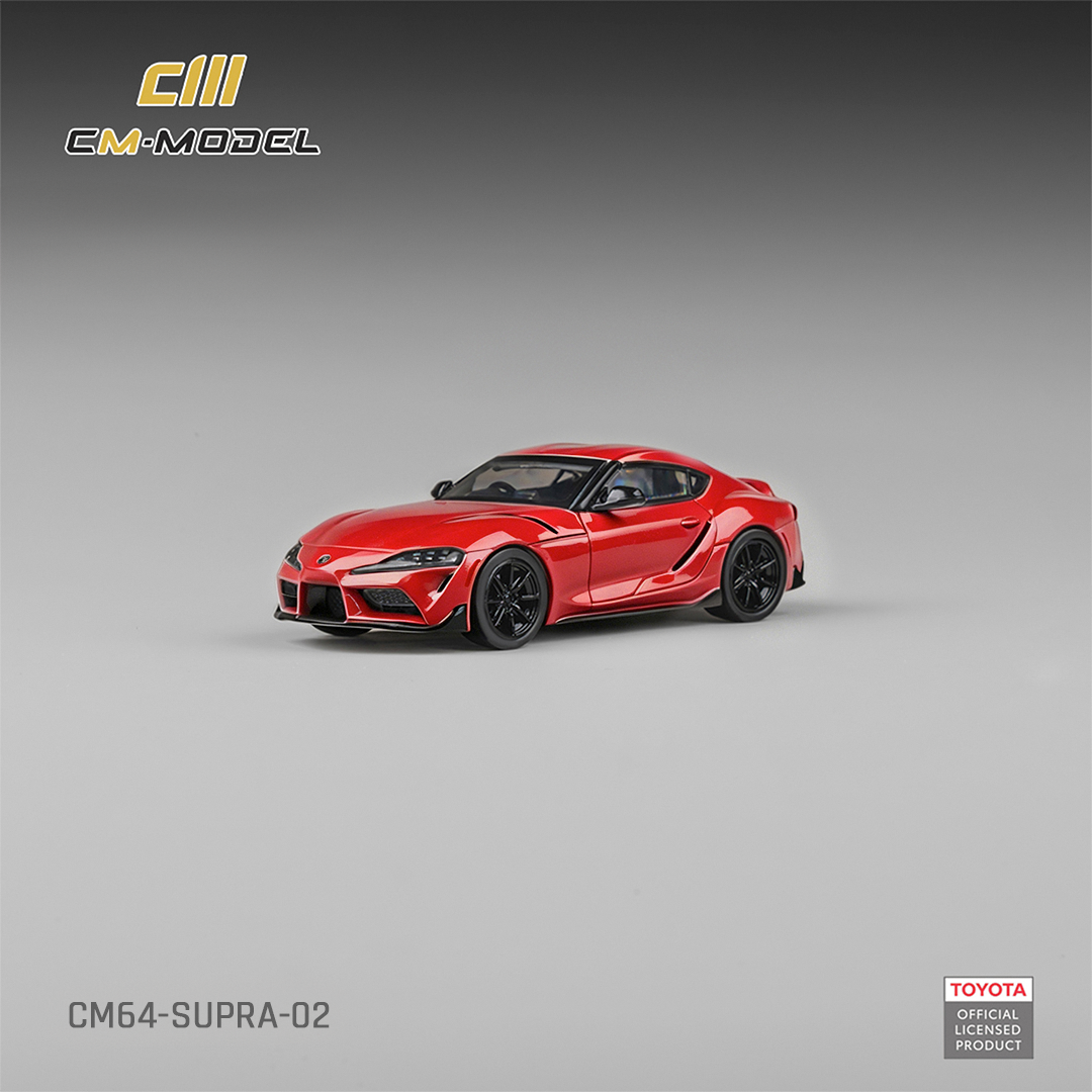 (PRE-ORDER) CM MODEL 1:64 Toyota GR Supra Renaissance Red 2.0 CM64-Supra-02