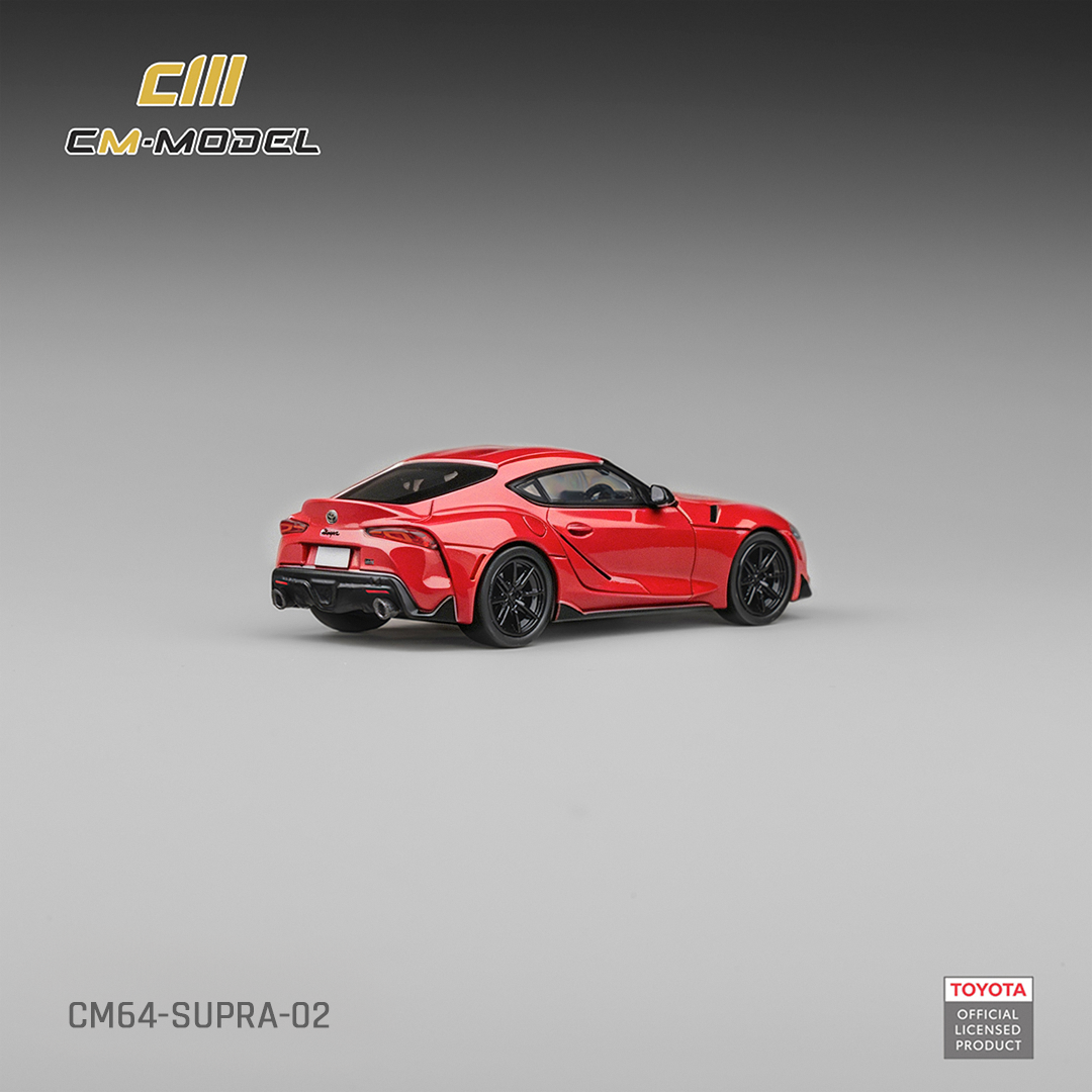 (PRE-ORDER) CM MODEL 1:64 Toyota GR Supra Renaissance Red 2.0 CM64-Supra-02