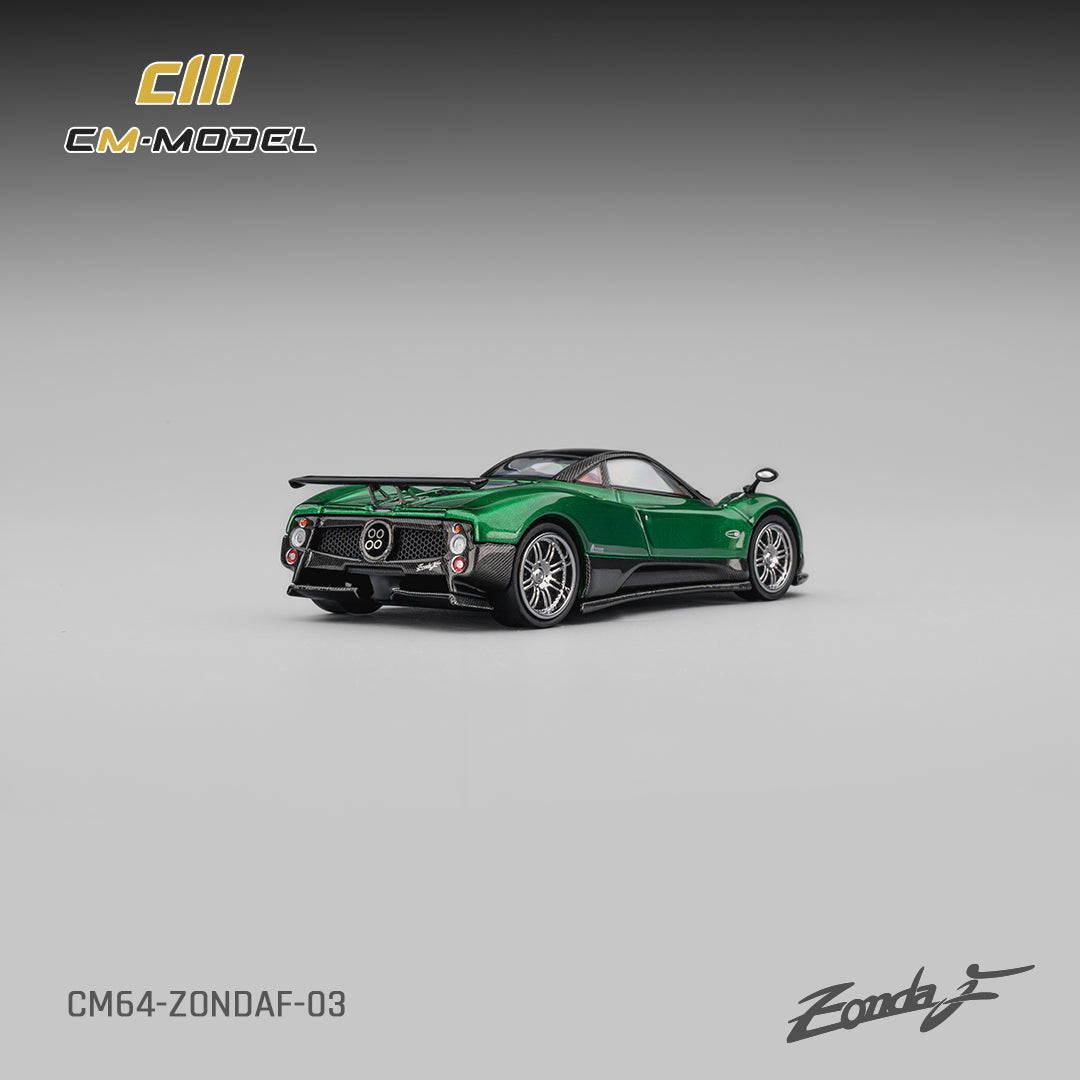(PRE-ORDER) CM MODEL 1:64 Pagani Zonda F Metallic Emerald Green CM64-ZondaF-03